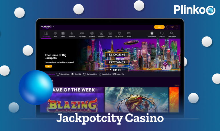 Play Plinko at Jackpotcity Casino for real money