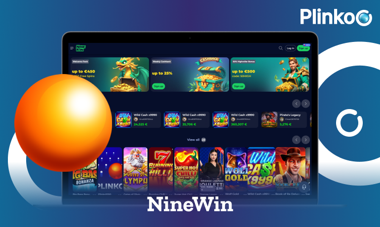 Play Plinko at NineWin Casino for real money