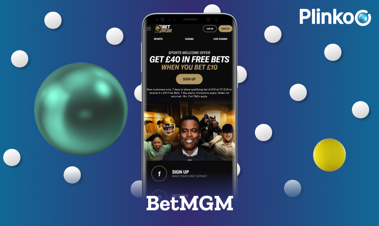 BetMGM Casino app to play Plinko