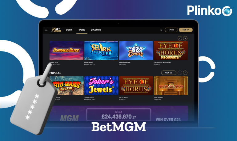 BetMGM Casino promo code for playing Plinko