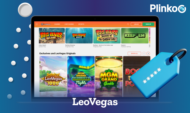 LeoVegas Casino promo code for playing Plinko