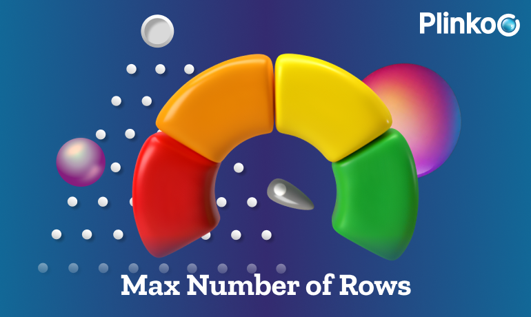 Maximum number of rows in a Plinko game