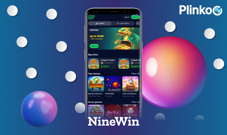 NineWin Casino app to play Plinko