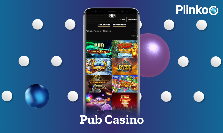 Pub Casino app to play Plinko