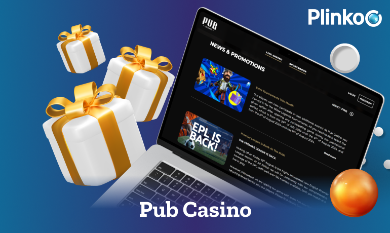 Pub Casino bonuses for Plinko