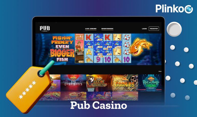 Pub Casino promo code for playing Plinko